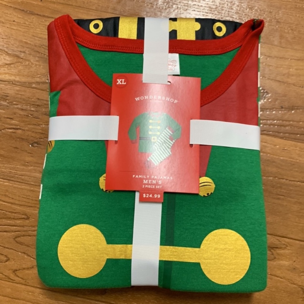 NWT Christmas Elf Holiday Pajama Set